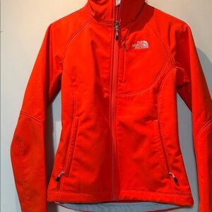 The North Face Fiery Red Softshell Jacket